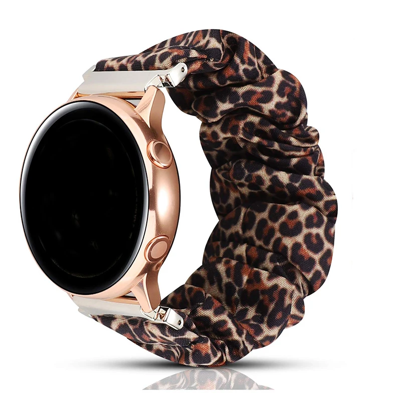 Women Girls Elastics Smartwatch Wristbands Soft Scrunchies Smart Watch Bands For Samsung Galaxy