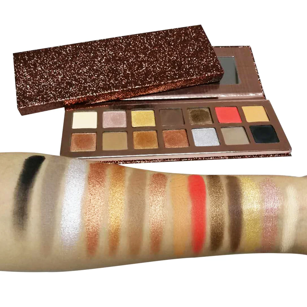 

Manly 14 colors eyeshadow palette wholesale cosmetics no logo eyeshdow palette