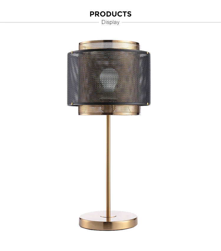 living room metal table lamp