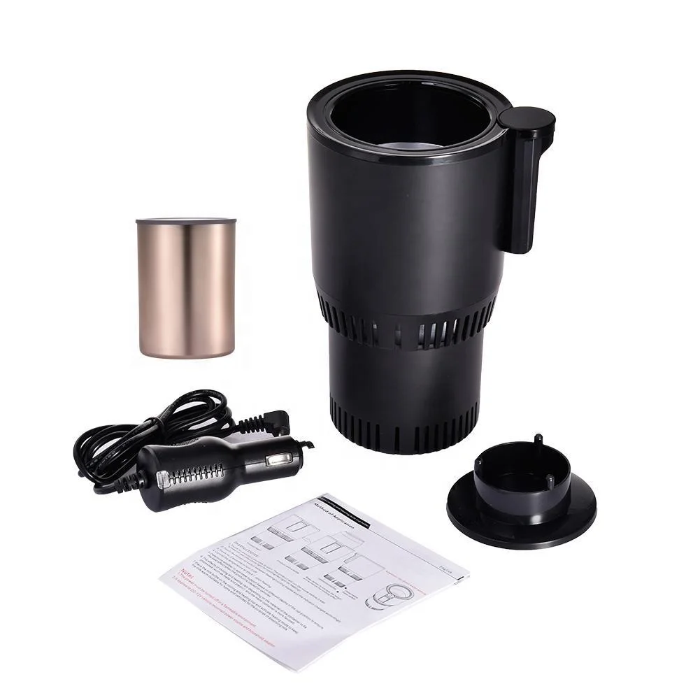 

Smart mug 12V Temperature Control Car Cooling Mug Auto Travel Heating Cup Stainless Steel Electric Self Heating Mug, 2 color