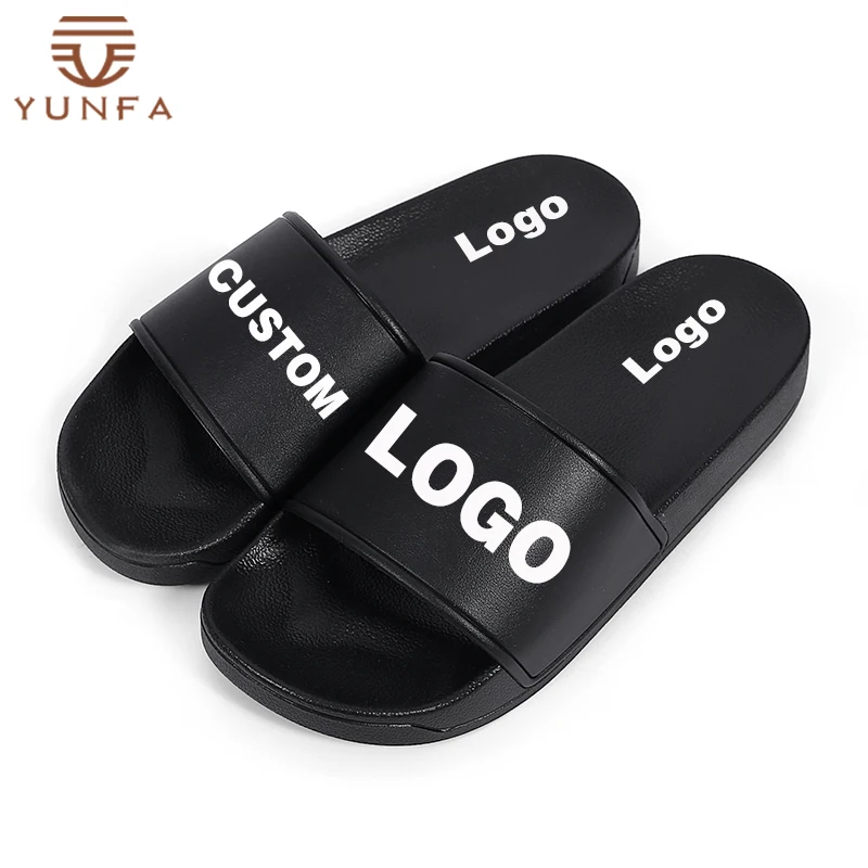 

Oem Pvc Custom Logo Slippers Slide Black Slide Blank Shoes Sandals Plastic Slipper For Men, 11 colors