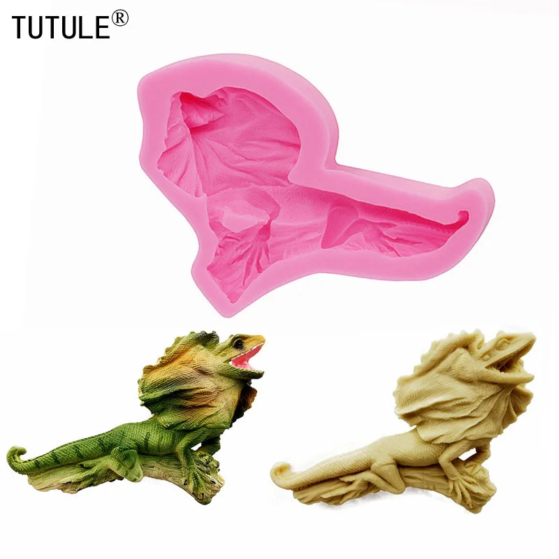 

Umbrella Lizard Mould Silicone Mould Scrapbooking,Polymer Clay Umbrella Lizard Silicone Mold