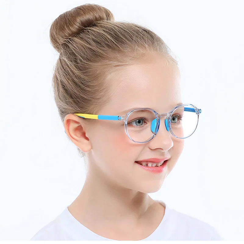 

vintage round kids blue light filter computer gaming TR90 round shape glasses anti blue light blocking glasses, Avalaible