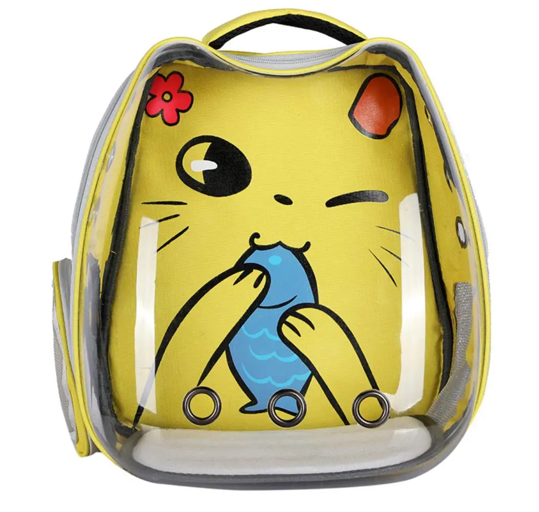 

lovely cat shape space capsule bubble transparent for cats and puppies airline approved pet bags pet carrier backpack