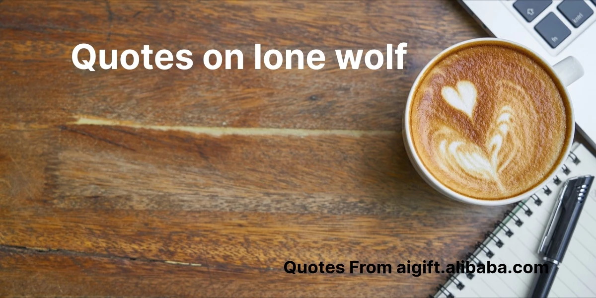 quotes on lone wolf