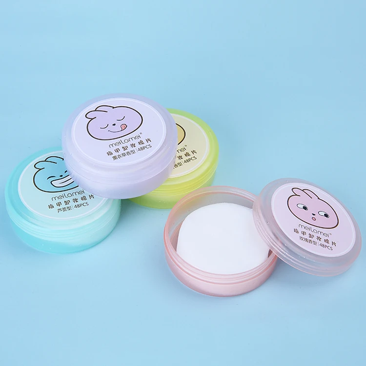 

Wholesale Portable Disposable Eco Friendly Organic Nail Polish Remover Pads