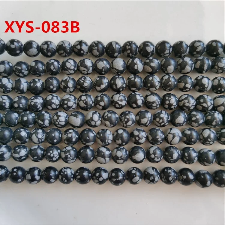 

6mm snow flake loose gemstone beads diy jewelry beads, Colorful