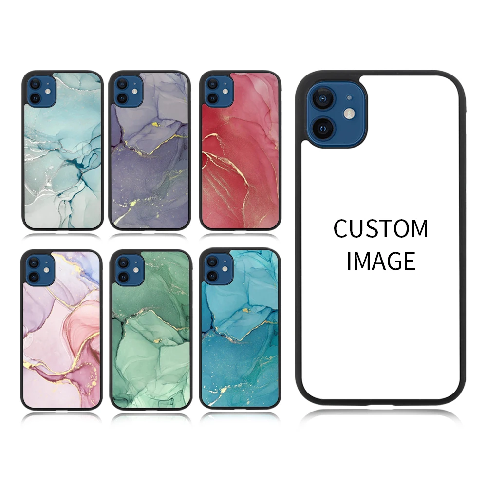 

For IPhone 13 Pro Max 2D Sublimation Case Blanks TPU PC Phone Case Factory Wholesale High Quality Mobile Phone Cover, Black