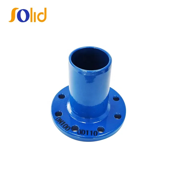 Ductile Iron Flanged Spigot Pipe Fittings With Epoxy Coated PN10/16, View Spigot Flange Pipe