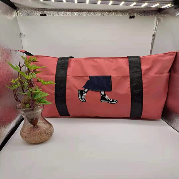 

custom high quality waterproof tote travel sports bag black weekend overnight duffel bags unisex with logo print