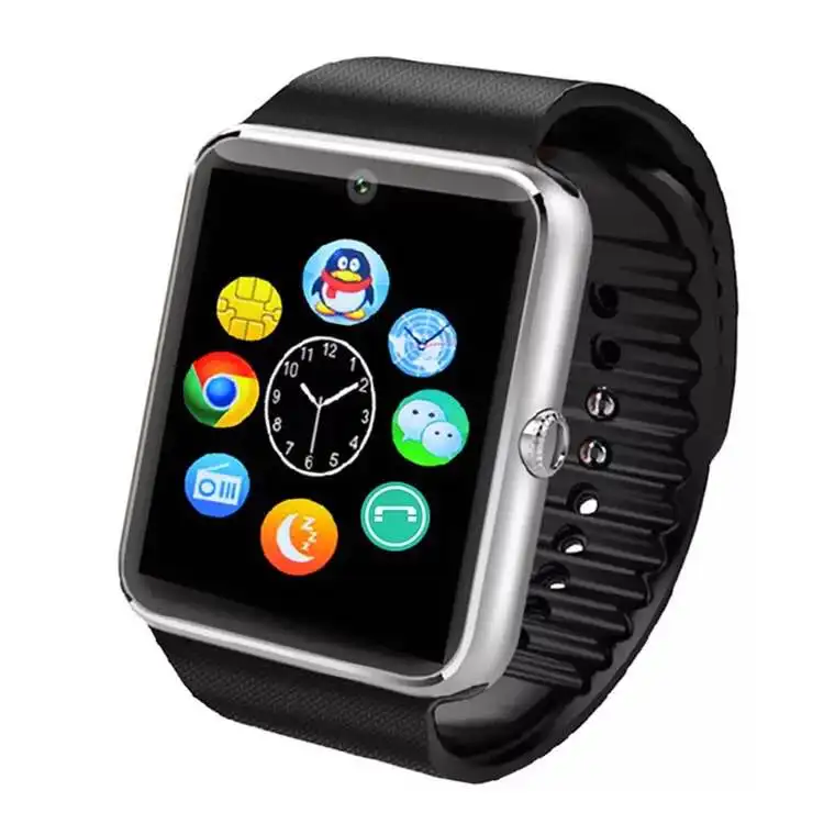 

Smart watch GT08 clock sync notifier support SIM TF card connectivity Android Phone reloj inteligente smart watch