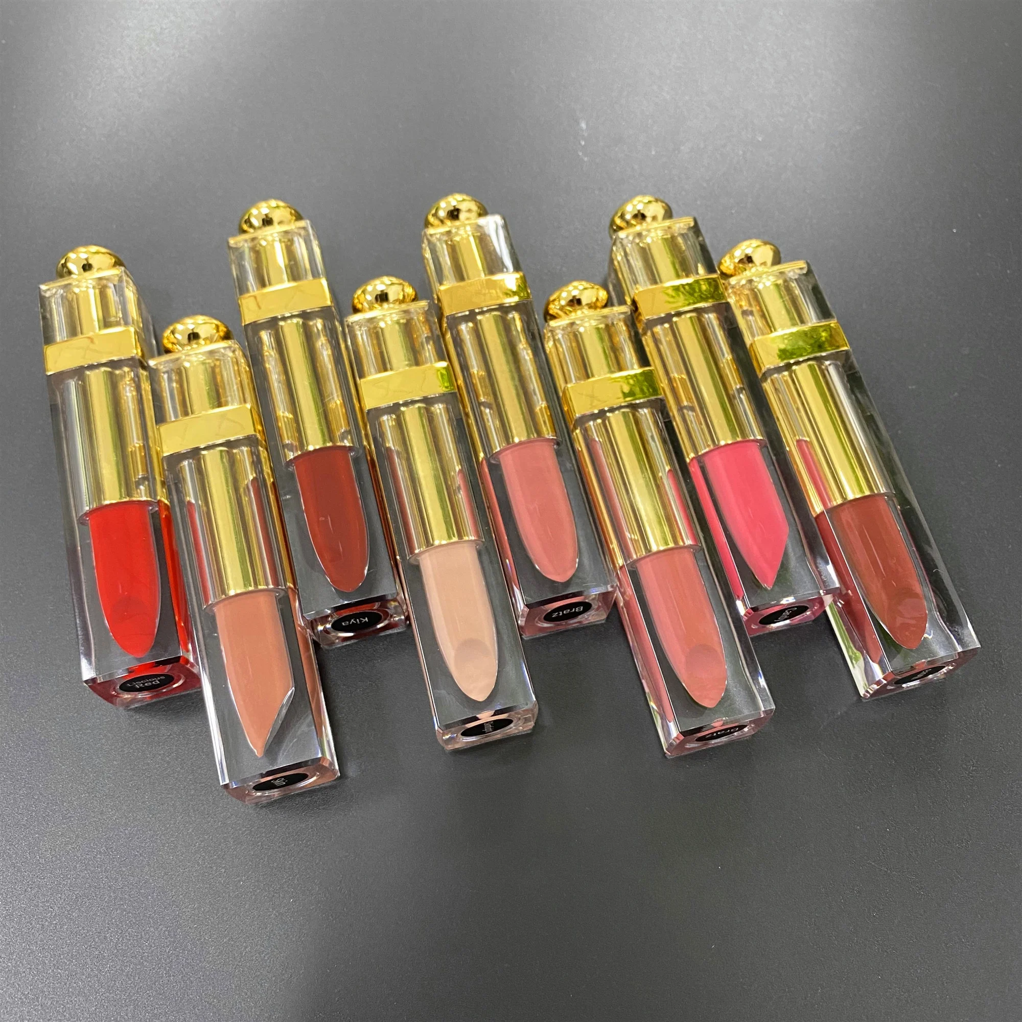 

wholesale glossy lipgloss custom own logo long lasting cruelty free matte liquid lipstick