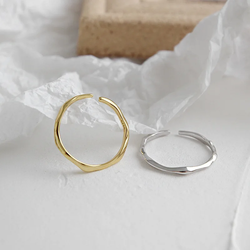 HJZ655 Thin Knuckle Stackable Finger Rings for Teen Girls Hypoallergenic Sandals Jewelry Trendy Engagement and Party Jewelry