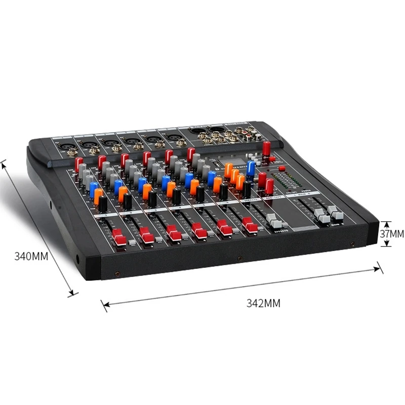 Lane CT-60L top quality 6ch audio without power amplifier dj mixer with usb