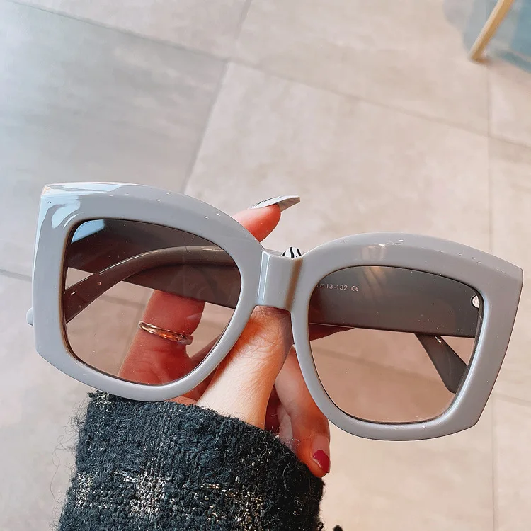 

new wholesale trendy designer plastic fashion square women oversized shades sun glasses sunglasses 2023