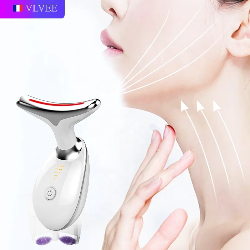 

Hot-selling San se Deng EMS lifting neck instrument neck massager neck removal beauty machine USB charging