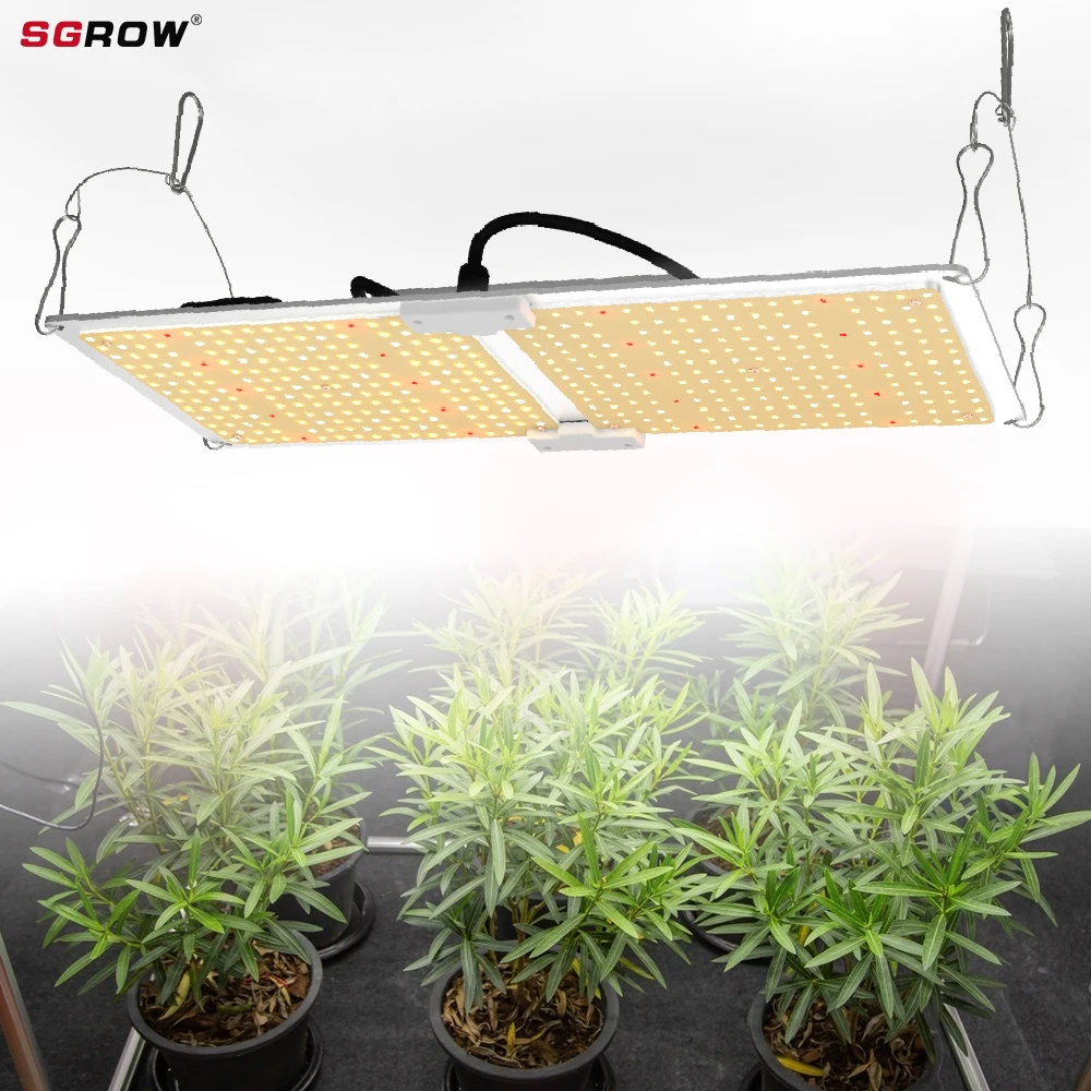 SGROW Samsung LM301B Meanwell Driver IP65 Waterproof Full Spectrum Greenhouse Hydroponic Indoor Plants 240W LED Grow Light