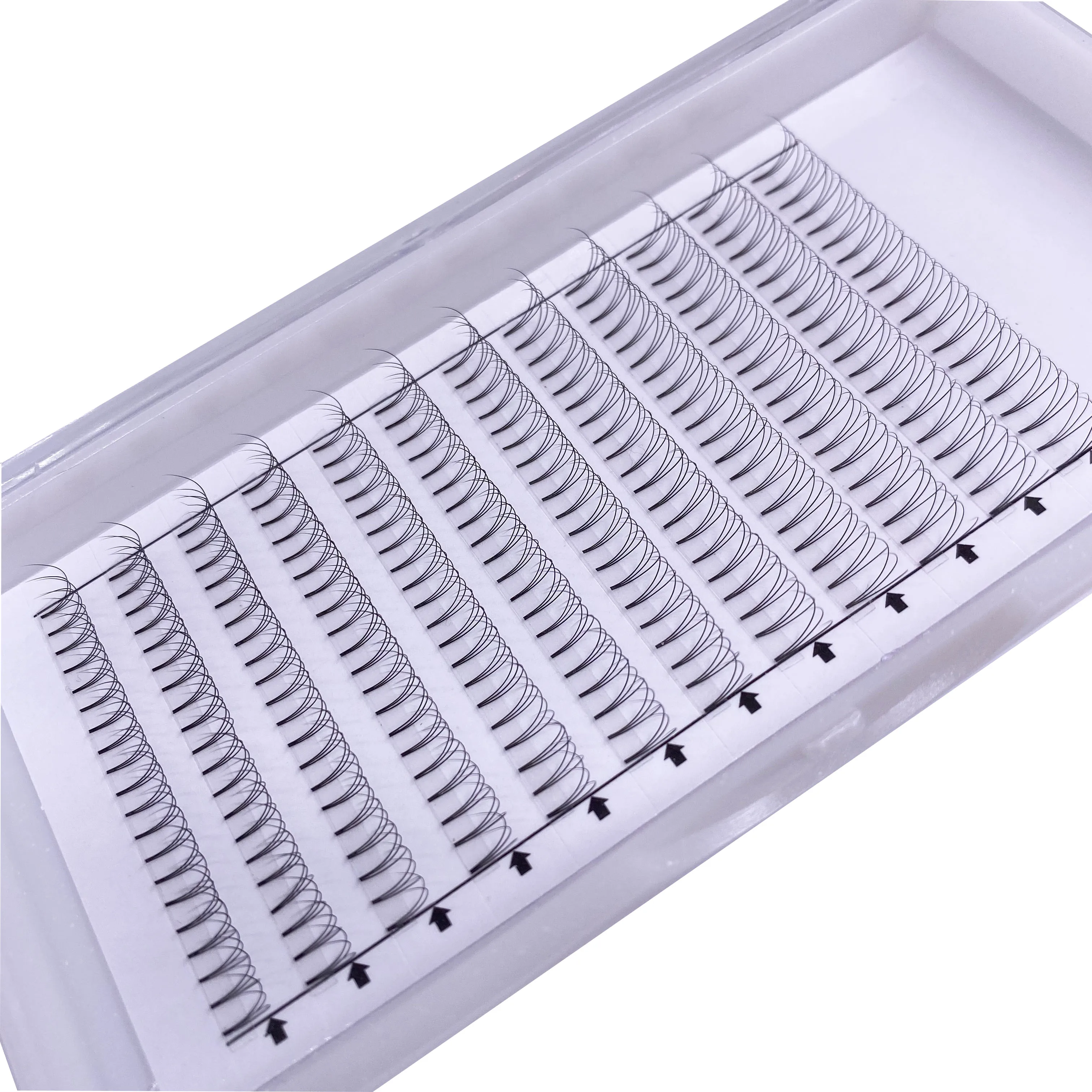 

3D 0.10 D curl lashes3d wholesale vendor fan eyelashes own brand 3d eyelashes, Natural black