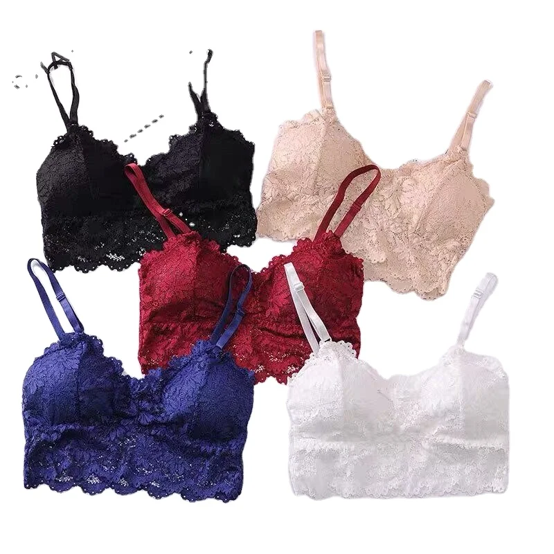 

Bras 5 color High Quality Wholesale Solid Color Push Up Underwear Bras Set For Women