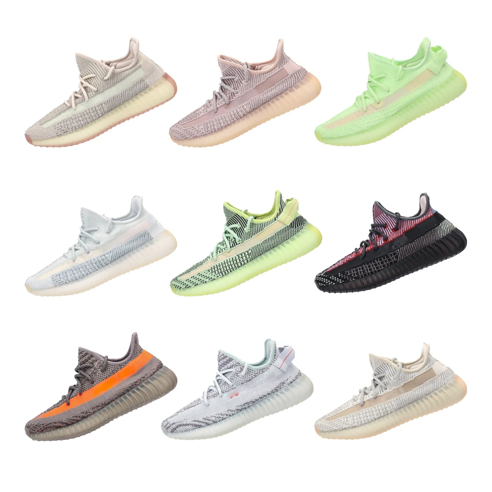 

STOCK X 1:1 Top Quality Full Colors Full Sizes Yeezy Shoes With Logo+Box For Men And Women Running Shoes Yezzy 350