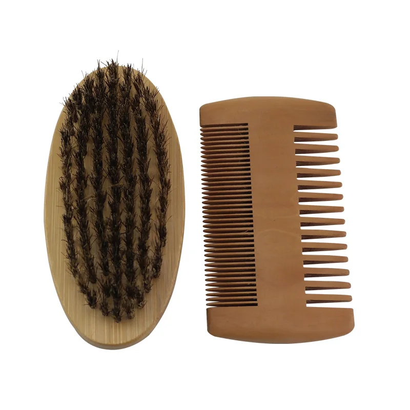 

Shenzhen Vbatty Low-cost high-quality beard comb with brush, Wooden color