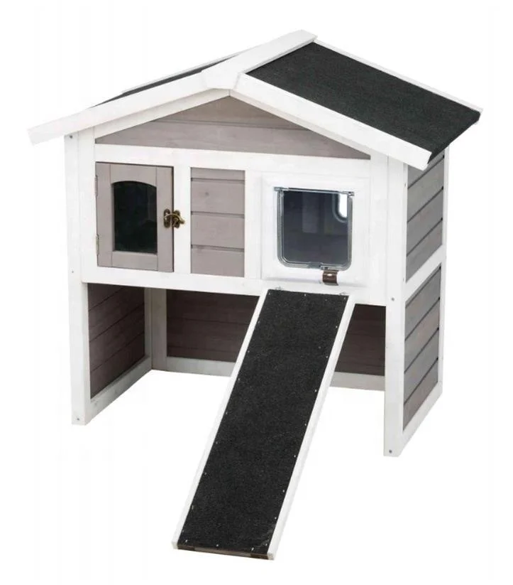 

Hot Selling Customized Large Outdoor Wooden Pet cage Cat house, Customized color