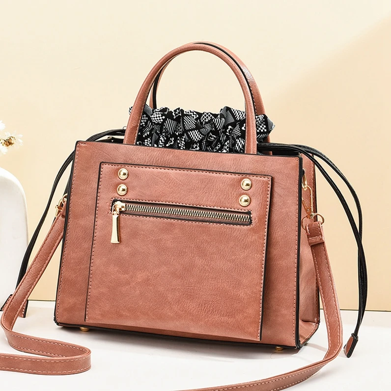 

XP1267 2020 new retro material separable inside and outside dual-use fashion handbag