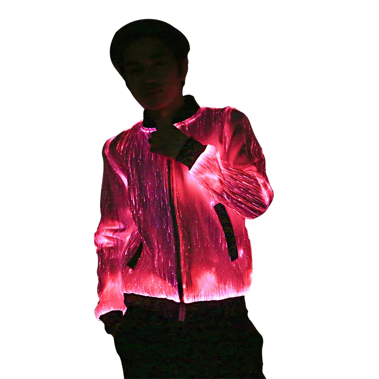 

Fashion Design LED Light Up Flashing jacket For Rave Club Bar Party Wear