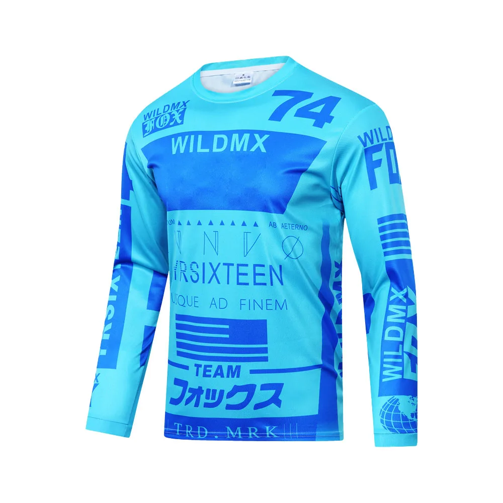 

Customized Wildmx 2022 Racing Jersey Motocross Jersey Mx Downhill Ropa Mountain Bike Shirt Equipement Motor Cross Clothing, Customized color