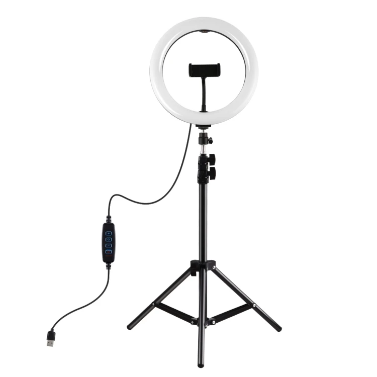 

Customizable PULUZ 10.2 inch 26cm LED Ring Light + 1.1m Tripod Mount Vlogging Video Light Live Broadcast Kits Fast Shipping