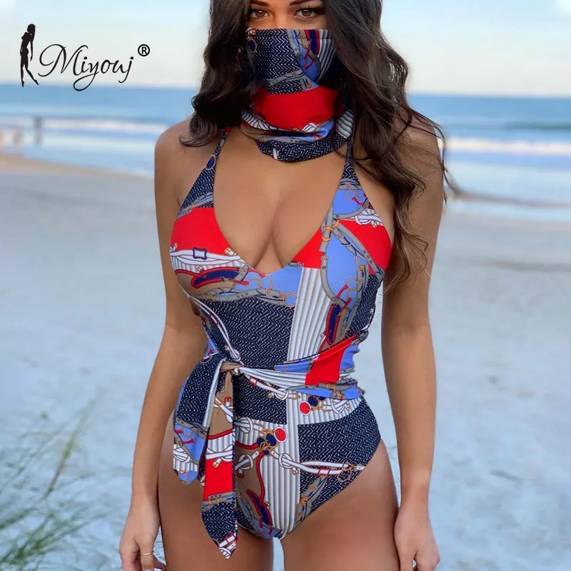 

Miyouj 2021 Designer bathing suit custom swimwear one piece women cross bandage beachwear summer backless swimsuits, Customized colors