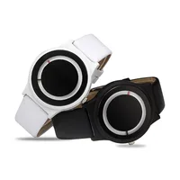 

New Creative Nightlight Personality Black-and-White New Korean Men's and Women's Trend Watch Students'Candy Jelly Watch