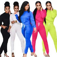 

2019 Women Two Piece Set Clothing Jumpsuits Women 2 Piece Set Women Sweat Suits Joggers Pants