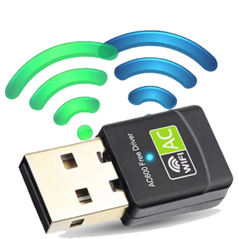 

Free Driver Wireless USB WiFi Adapter 600Mbps Lan USB Ethernet 2.4G 5G Dual Band Wi-Fi Network Card WiFi Dongle 802.11n/g/a/ac