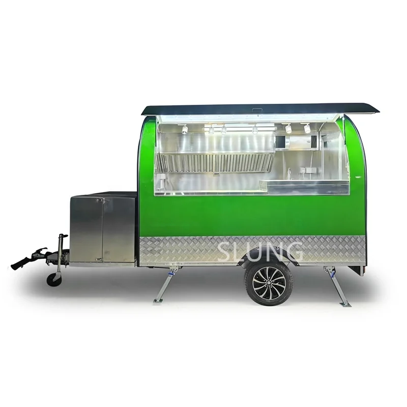 mobile food cart food trailer ice cream snacking mobile food truck supplier