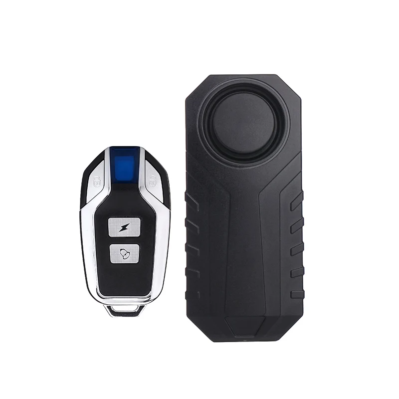 
Super Loud 113DB Wireless Bicycle Motorcycle Alarm Waterproof IP55 Anti-theft Bike Alarm with Remote for Bike Motor Security 