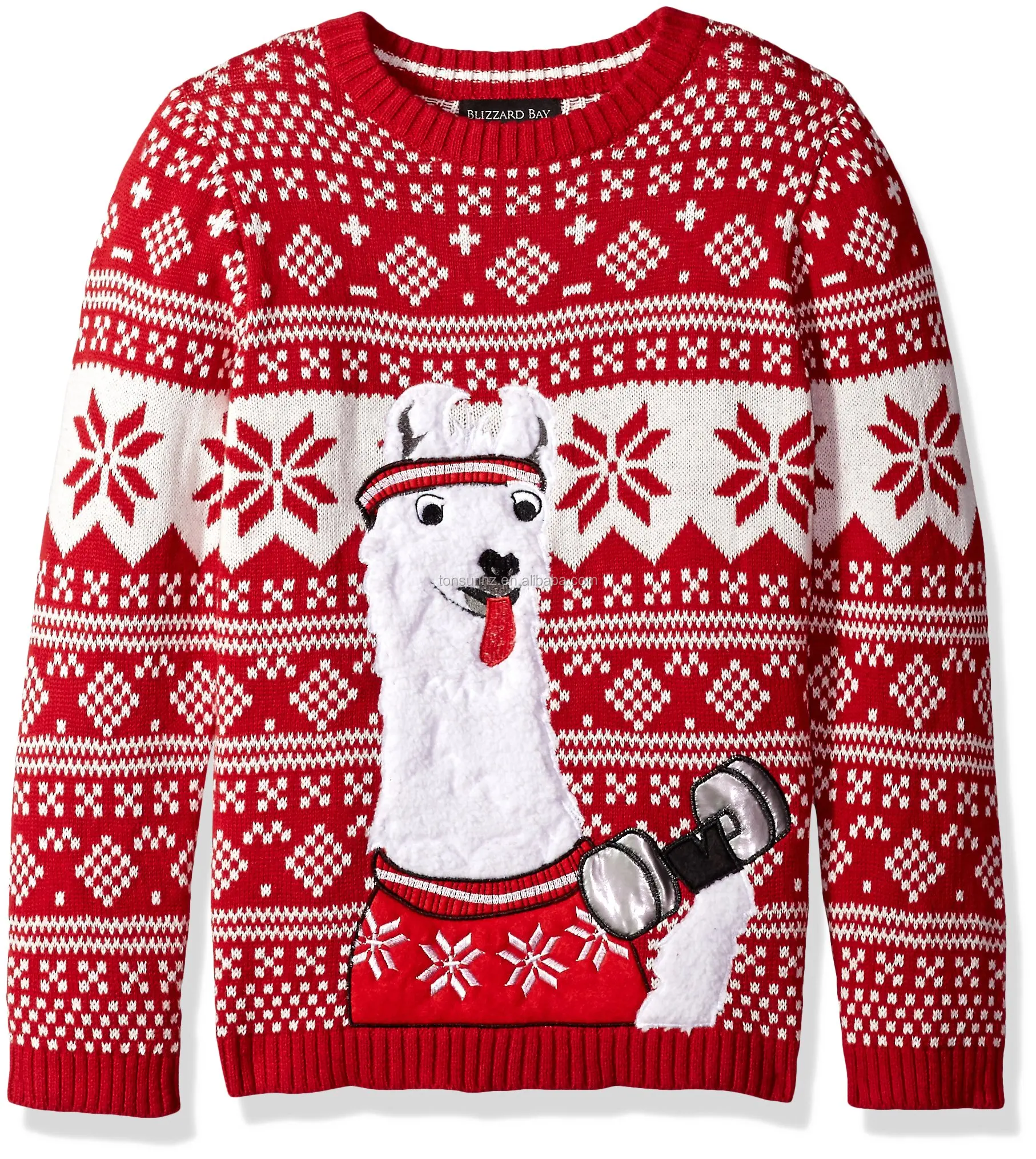 Красный Рождественский свитер