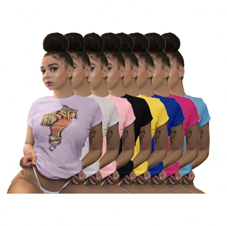 

Hot Onsale Popular camisetas mujer New 2021 Lady Womens T Shirt Womens Tops Women Clothes