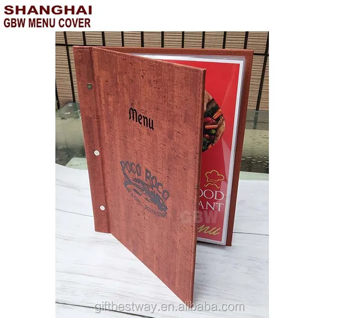 New Style A4 Menu Covers,Menus,Pu Wood Menu Cover Moq 10pcs Buy Menu
