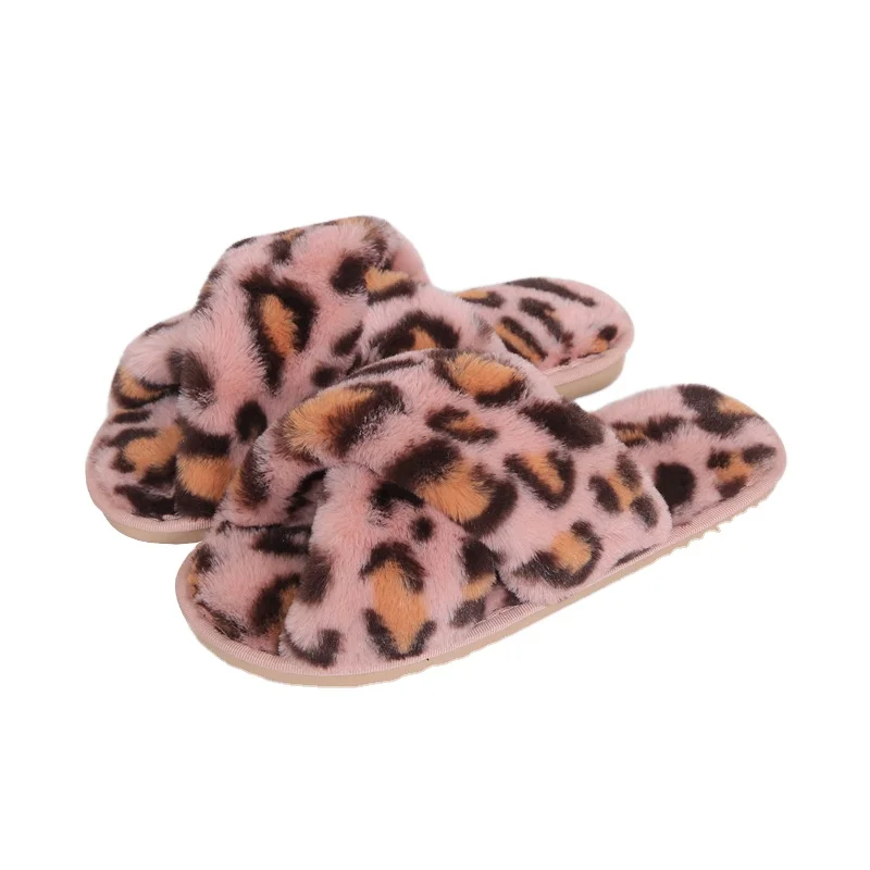 

Hot Sale Women Girls Soft Faux Fur Warm Fashionable Design Chic Fur Winter Ladies Slippers