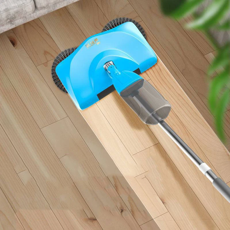 

DD028 3 in 1 Floor Sweeping Brush Broom Duster Dustpan Set Handheld Floor Cleaner Hand Push Sweeper Automatic Spin Sweeper