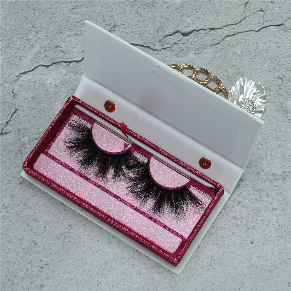 

Natural Dense Lashes Neicha pestaas postizas 3 D 10 pares wimpern kranz Custom Diamond Glitter Paper Box, Natural black