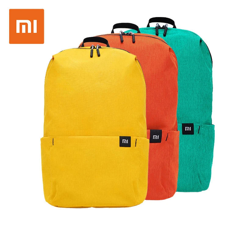 

New Arrival Xiaomi Mi Backpack 10L Bag 8 Colors Pack Bags Daypack Light Weight Xiaomi Mi Backpack