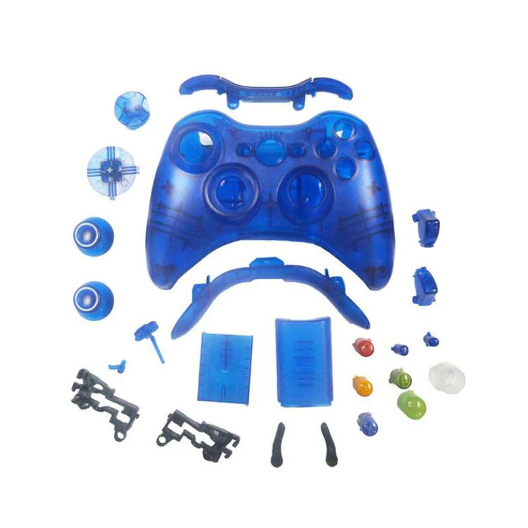 Clear Wireless Controller Shell Case For Xbox 360 Pad Controller