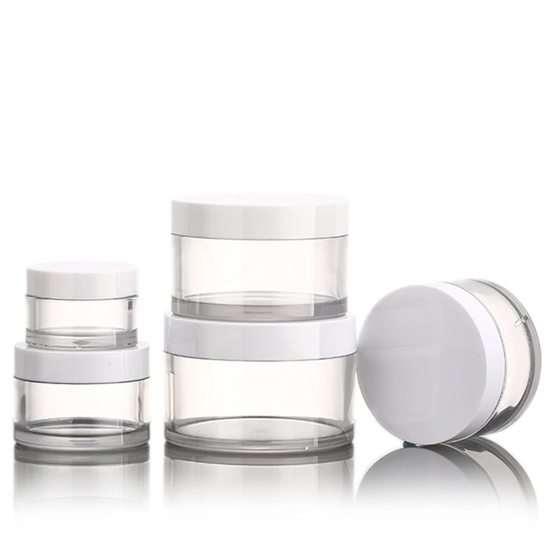 

Customized 30g 50g 100g 150g 200g eye cream skin cream care round plastic jar