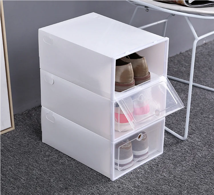 

New Design Shoes Rack Box Cabinet Storage Clear Shoe Containers Plastic Storage Box