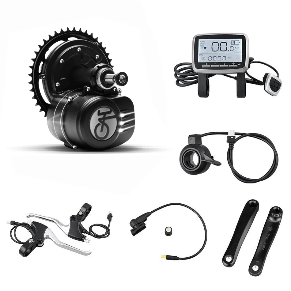 

2020 Torque Sensor Ebike Kit Electric Bicycle Center Mid Motor Ebike Conversion Kit TSDZ2, Black