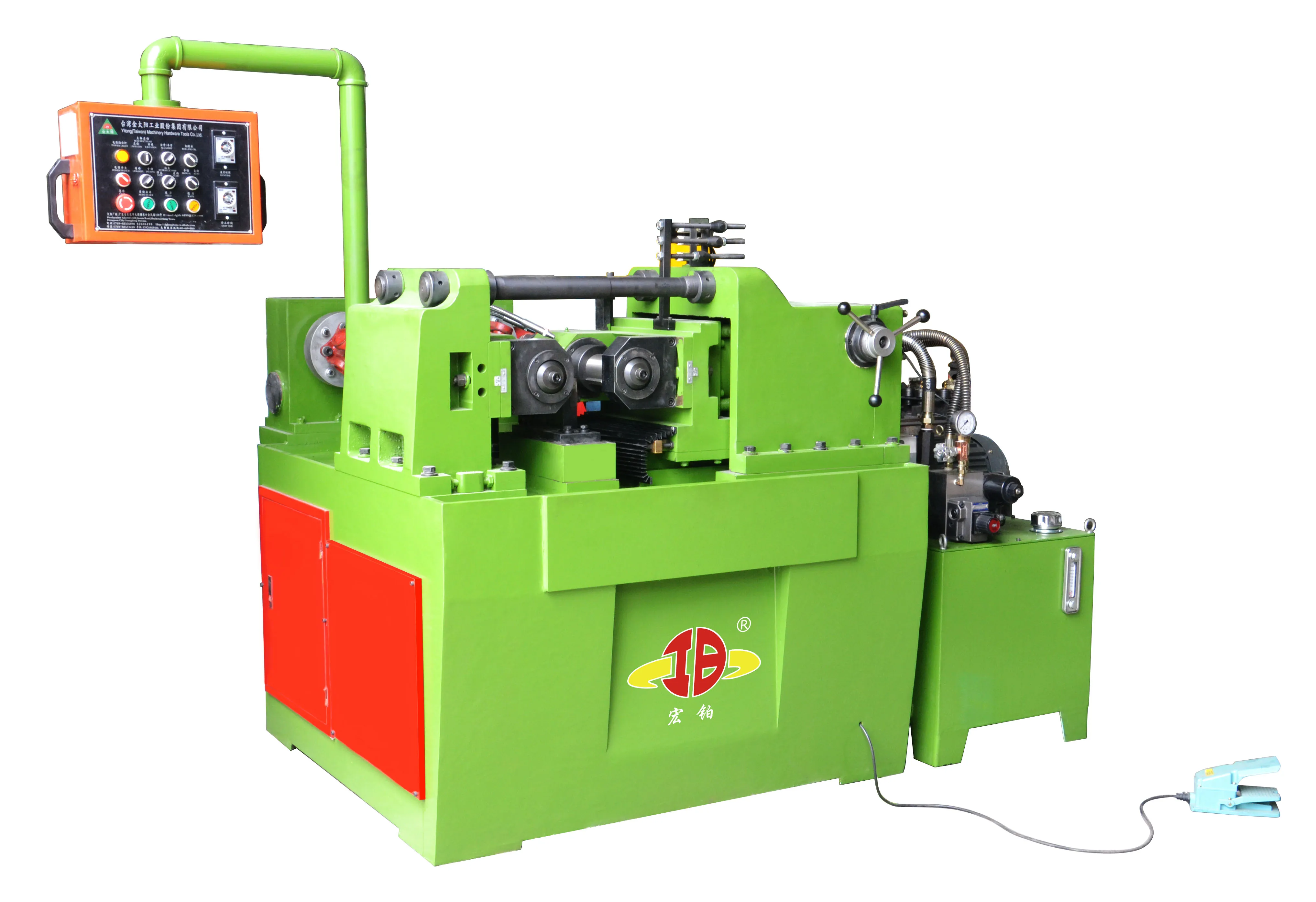 
Hongbo HB-50 Automatic two-shaft hydraulic rebar Thread Rolling Machine price In China diameter 6-50mm 