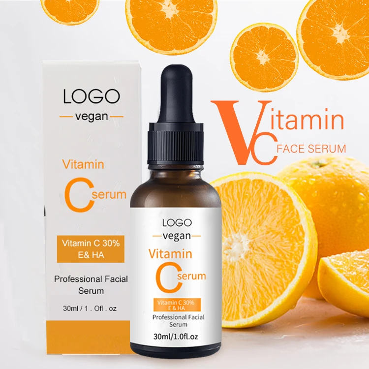 

VC HA Korean Oem Private Label Vit C Skincare Anti Aging Vitamina C Brightening Organic Natural Vegan Vitamin C Serum For Face