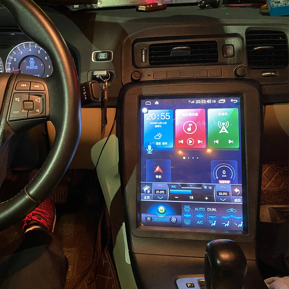 

128GB Tesla Style For Volvo S60 2010 2012 2013 2019 Car Radio Multimedia Auto Stereo Video Carplay Player Navigation GPS 2din